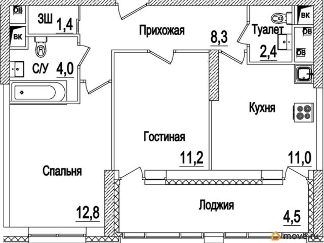 Квартира продажа в ЖК «Рассказово», район Внуково