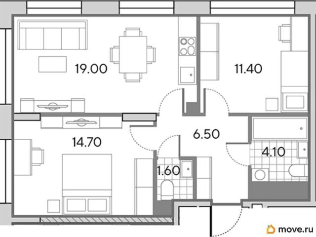 Квартира продажа в район Москворечье-Сабурово, Москва
