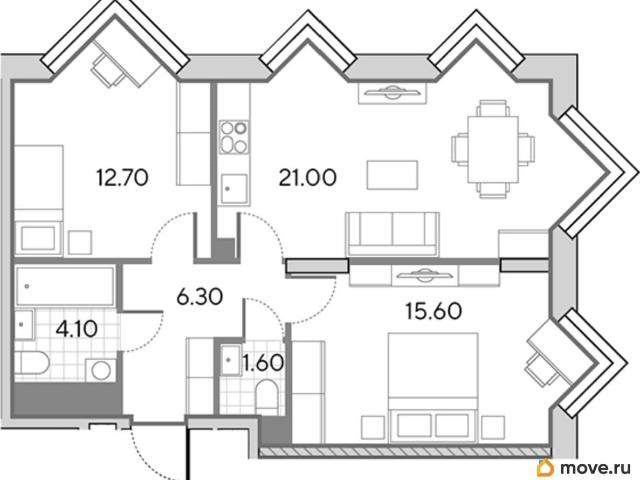 Квартира продажа в район Москворечье-Сабурово, Москва