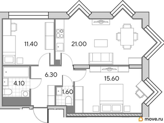 Квартира продажа в район Москворечье-Сабурово, Москва