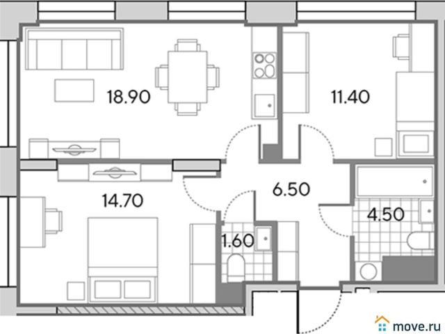 Квартира продажа в район Москворечье-Сабурово, Москва