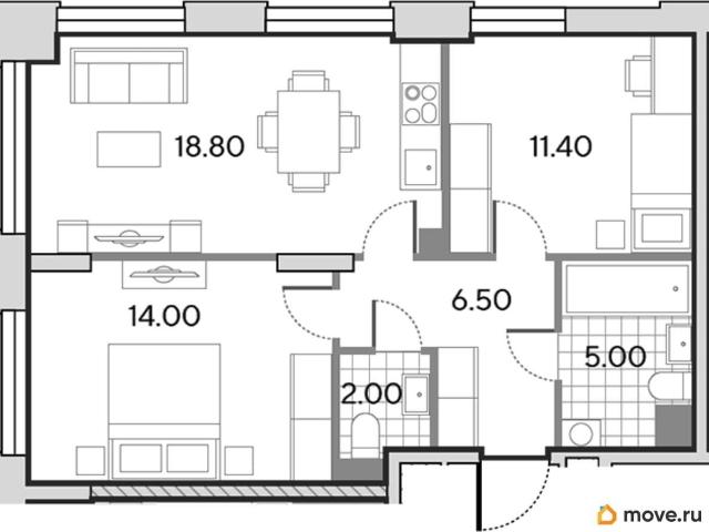 Квартира продажа в район Москворечье-Сабурово, Москва