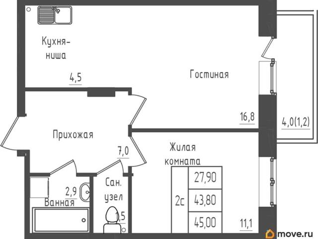Квартира продажа в Жилой комплекс 