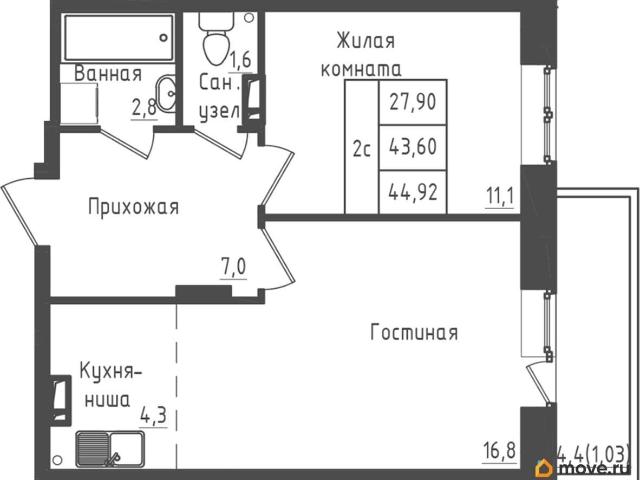 Квартира продажа в Жилой комплекс 