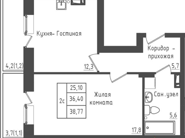 Квартира продажа в Жилой комплекс 