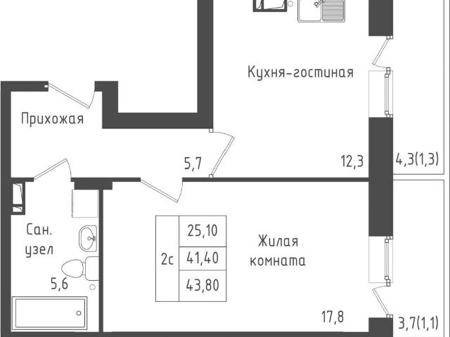 Квартира продажа в Жилой комплекс 