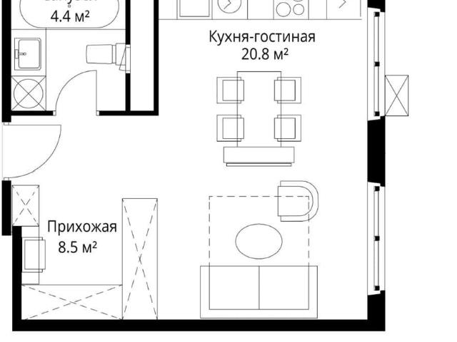 Квартира продажа в Центральный квартал, Сапроново