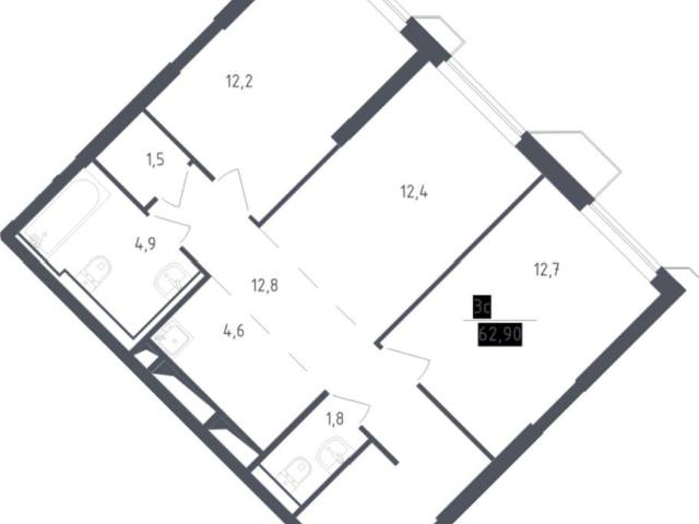 Квартира продажа в Красногорск, Кабардино-Балкарская Республика