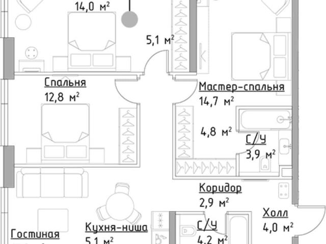 Квартира продажа в Даниловский, Москва