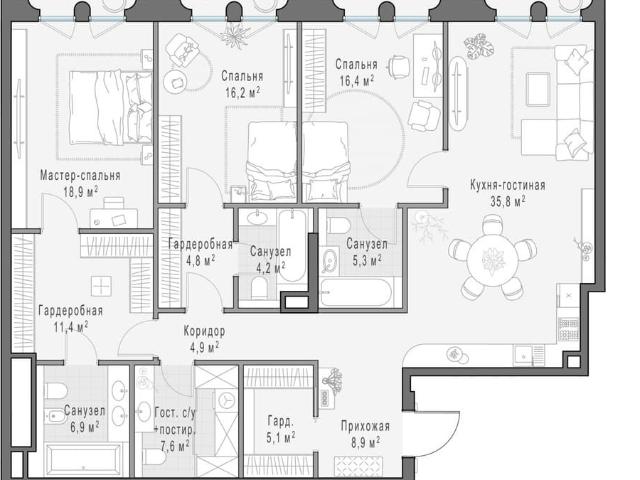 Квартира продажа в район Хамовники, Москва