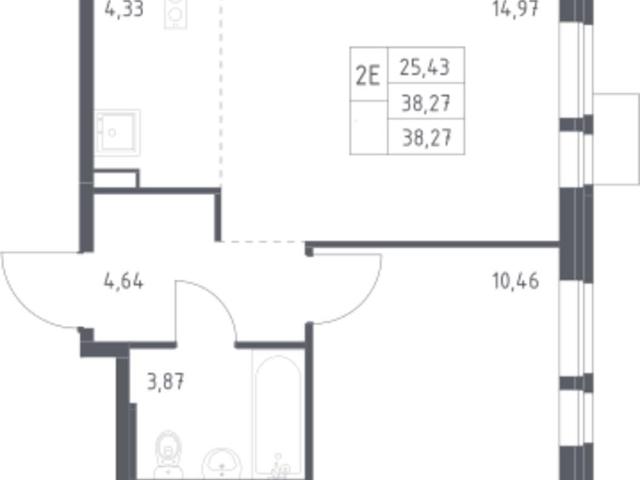 Квартира продажа в микрорайон Гагарина, Балашиха