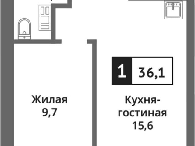 Квартира продажа в Красногорск, Кабардино-Балкарская Республика