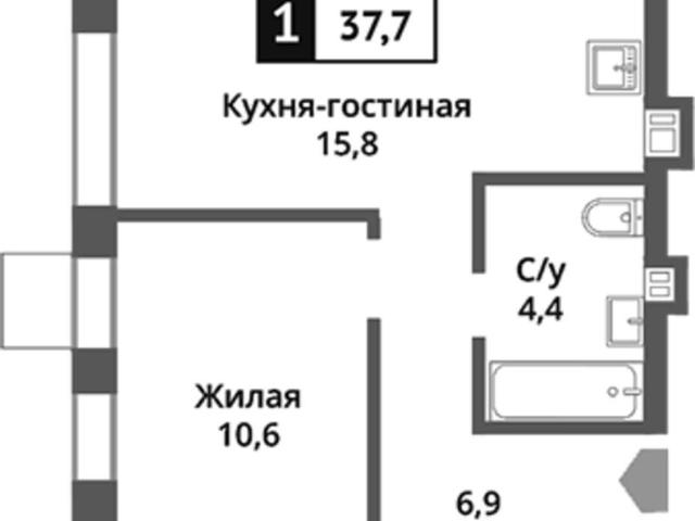 Квартира продажа в Красногорск, Кабардино-Балкарская Республика