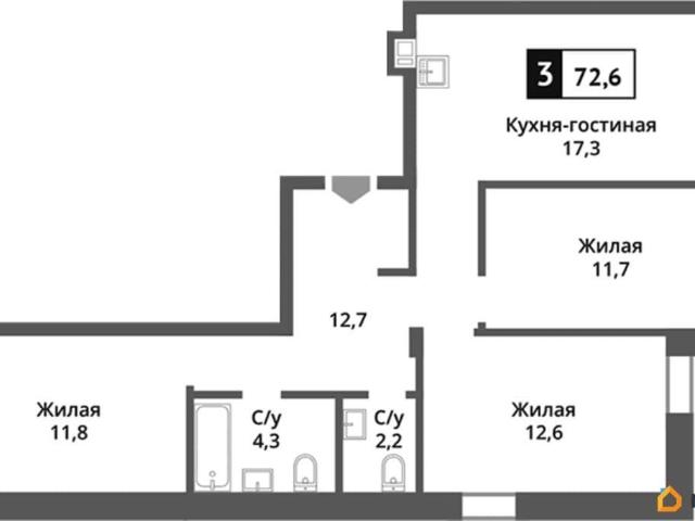 Квартира продажа в Красногорск, Кабардино-Балкарская Республика