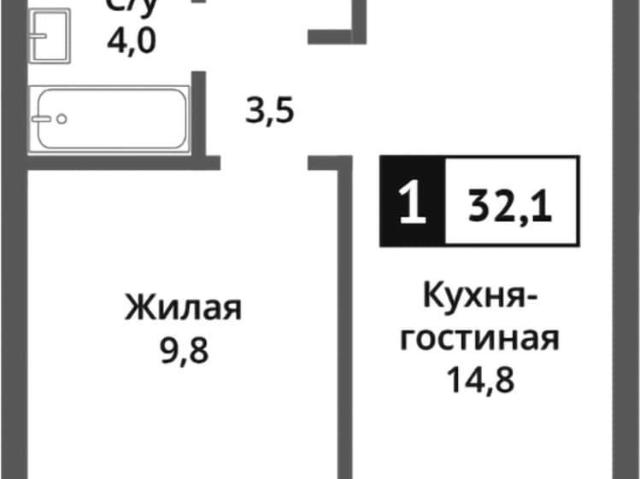 Квартира продажа в Красногорск, Кабардино-Балкарская Республика