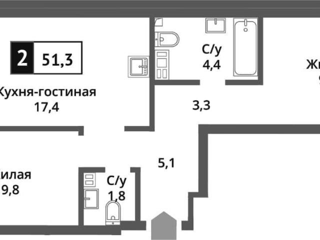 Квартира продажа в Красногорск, Кабардино-Балкарская Республика