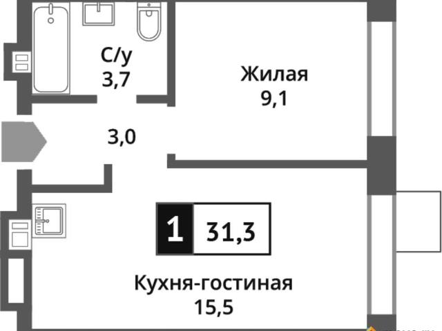 Квартира продажа в Красногорск, Кабардино-Балкарская Республика
