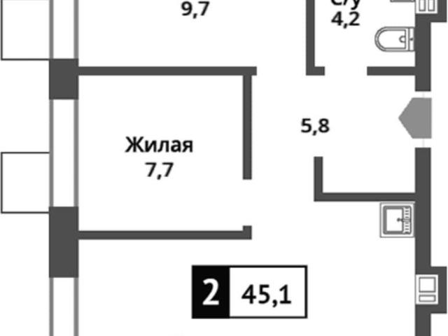 Квартира продажа в Красногорск, Кабардино-Балкарская Республика