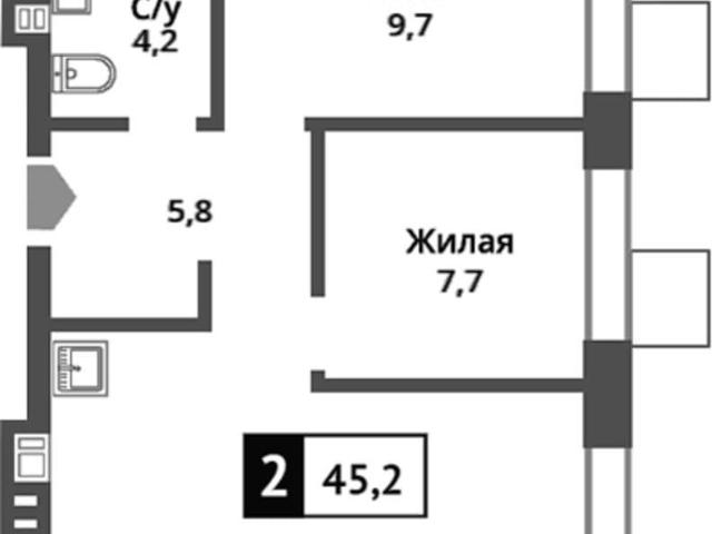 Квартира продажа в Красногорск, Кабардино-Балкарская Республика