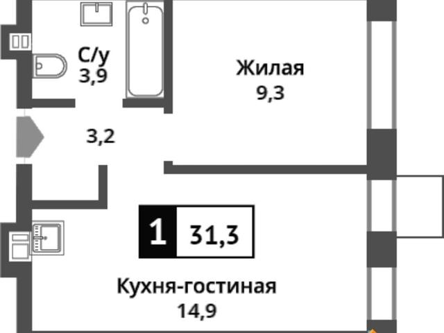 Квартира продажа в Красногорск, Кабардино-Балкарская Республика