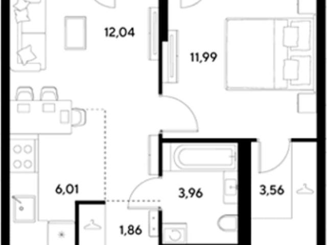 Квартира продажа в 6-й микрорайон, Реутов
