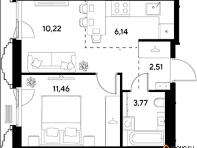 Квартира продажа в 6-й микрорайон, Реутов