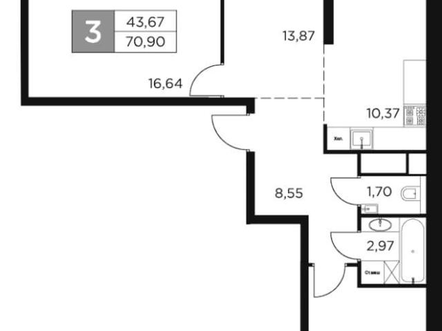 Квартира продажа в Химки, Кабардино-Балкарская Республика