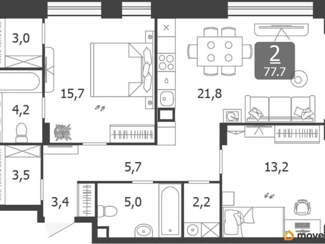 Квартира продажа в Даниловский, Москва