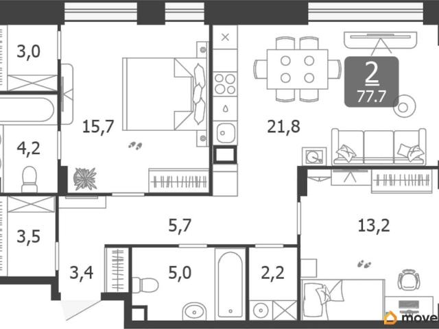 Квартира продажа в Даниловский, Москва