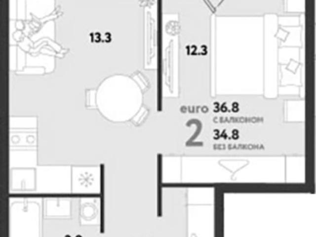 Квартира продажа в район Марьино, Москва