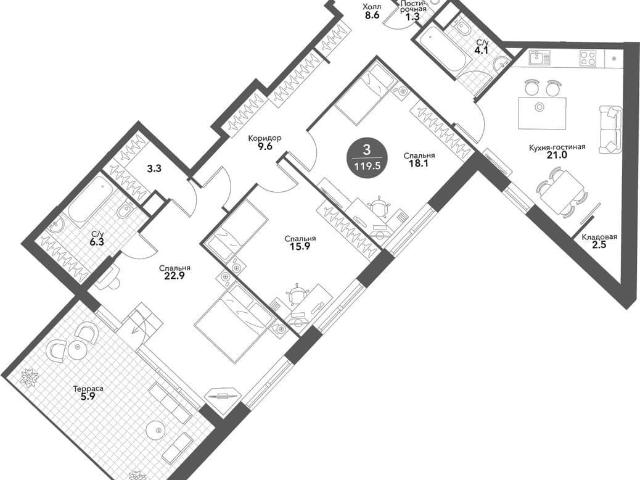 Квартира продажа в Москва