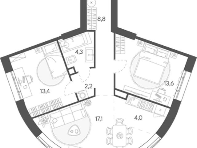 Квартира продажа в Ново-Переделкино, Москва