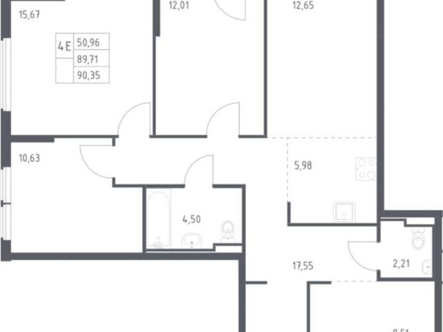 Квартира продажа в Жилой комплекс «Остафьево», район Щербинка