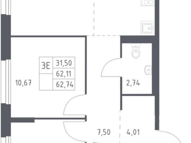 Квартира продажа в квартал 67, район Внуково