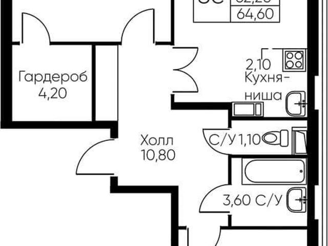 Квартира продажа в Биокомбината, Кабардино-Балкарская Республика