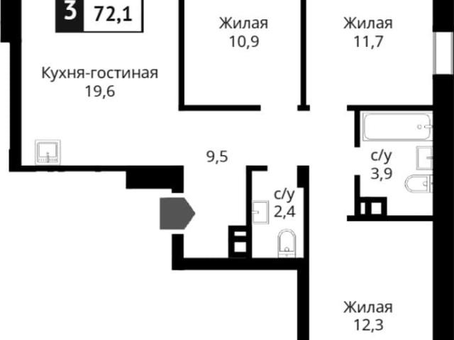 Квартира продажа в Кабардино-Балкарская Республика