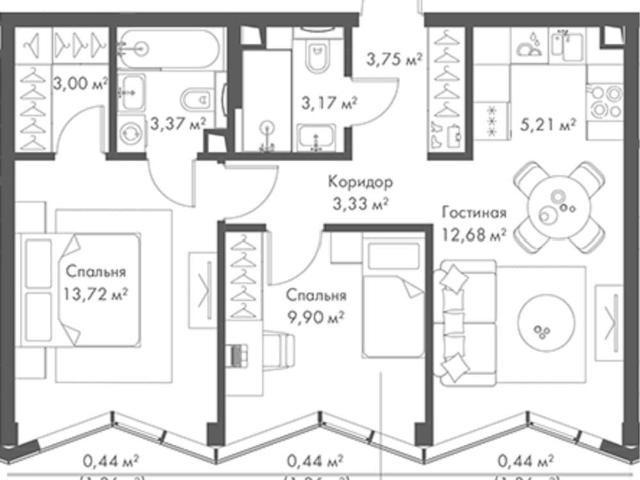 Квартира продажа в Алексеевский, Москва