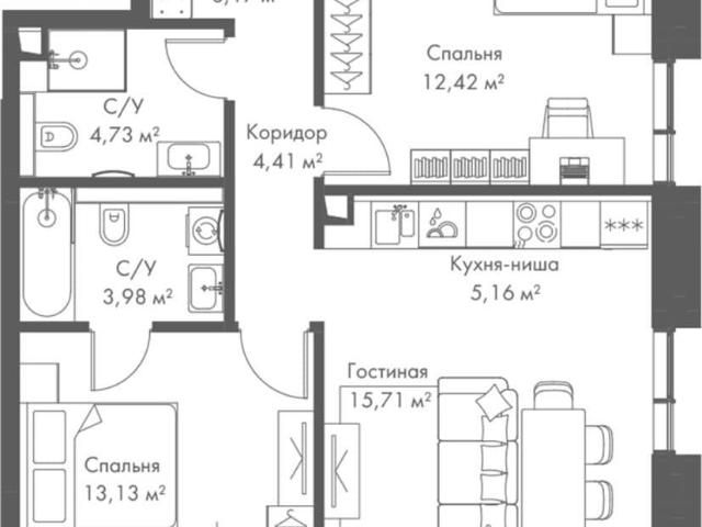 Квартира продажа в Алексеевский, Москва