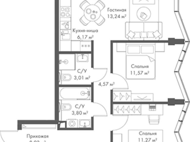 Квартира продажа в Алексеевский, Москва