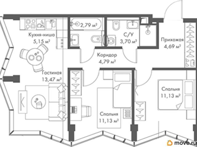 Квартира продажа в Алексеевский, Москва