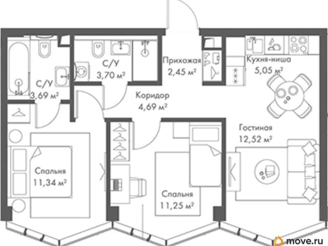 Квартира продажа в Алексеевский, Москва