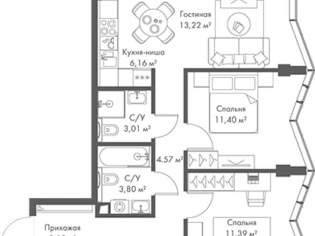 Квартира продажа в Алексеевский район, Москва