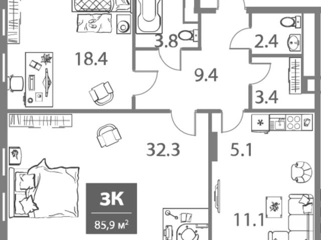 Квартира продажа в Москва