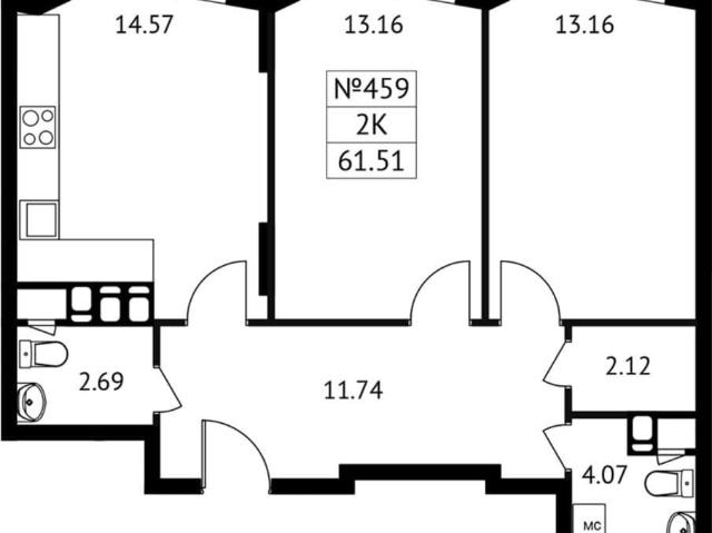 Квартира продажа в микрорайон Птицефабрика, Томилино