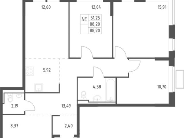 Квартира продажа в Белеутово, Кабардино-Балкарская Республика