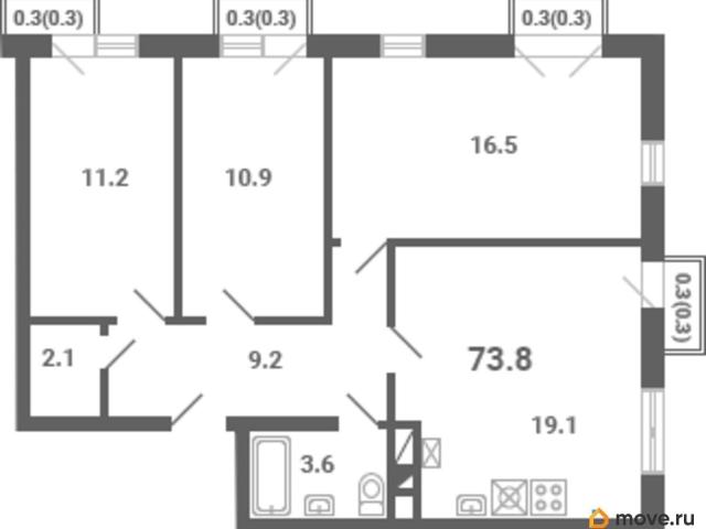 Квартира продажа в Мещерино, Кабардино-Балкарская Республика