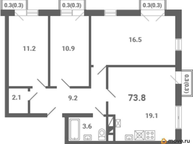 Квартира продажа в Мещерино, Кабардино-Балкарская Республика