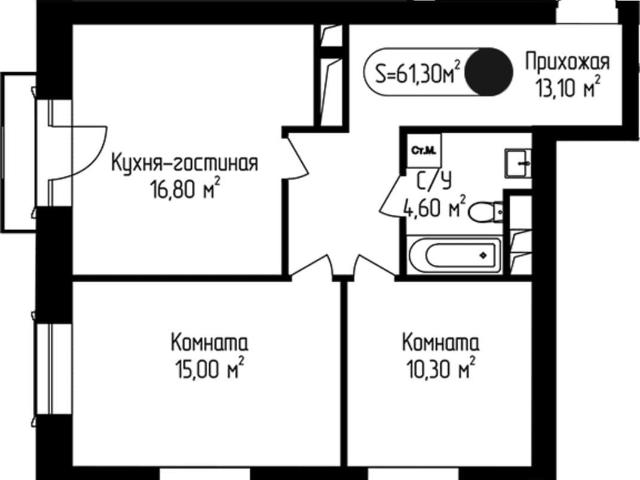 Квартира продажа в Озерецкое, Дмитровский муниципальный округ