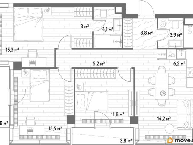 Квартира продажа в район Аэропорт, Москва
