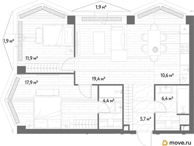 Квартира продажа в район Аэропорт, Москва